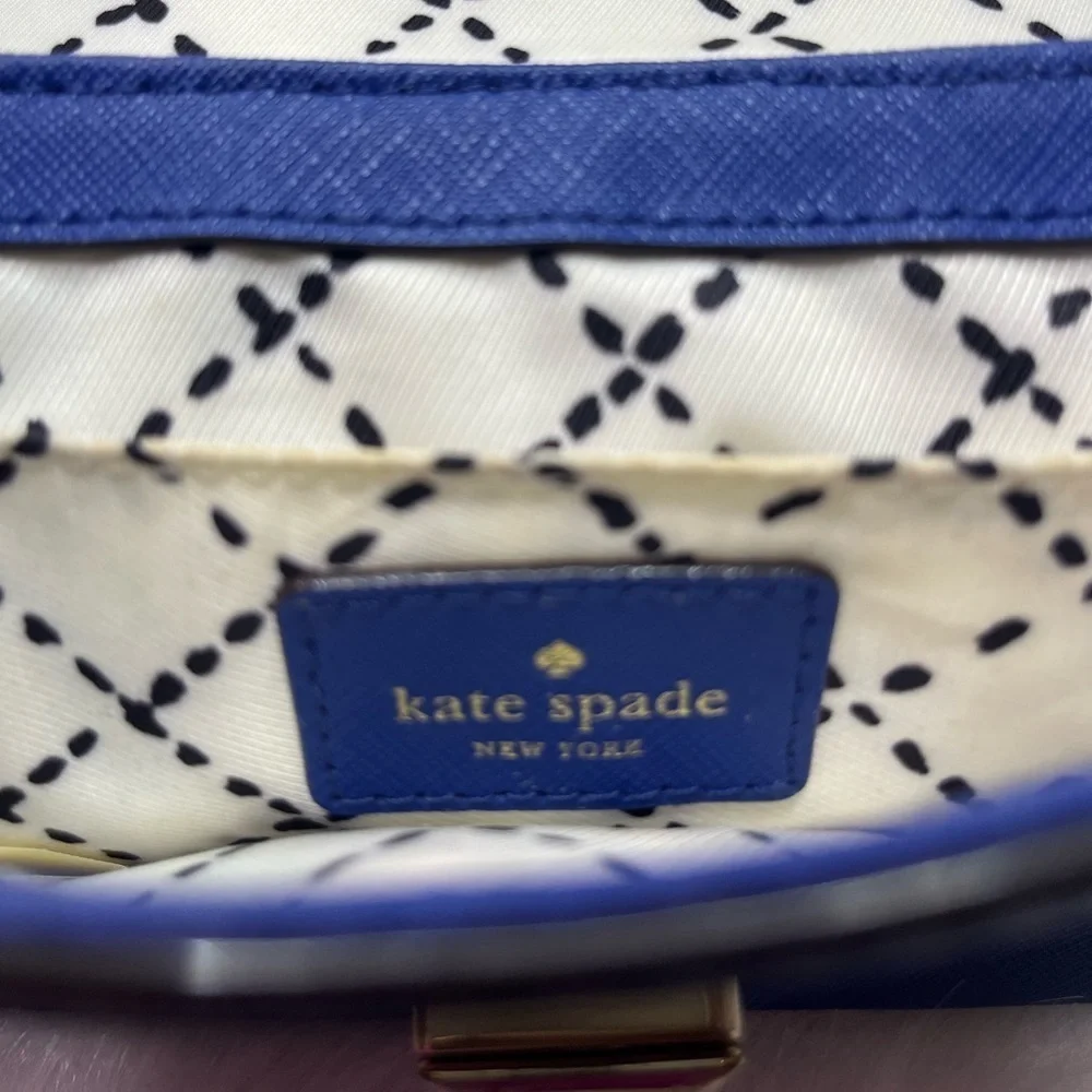 Kate spade blue crossbody purse